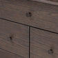 Florence 7 Drawer Dresser - Rubbed Black Oak Veneer