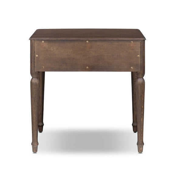 Florence Nightstand - Rubbed Black Oak Veneer