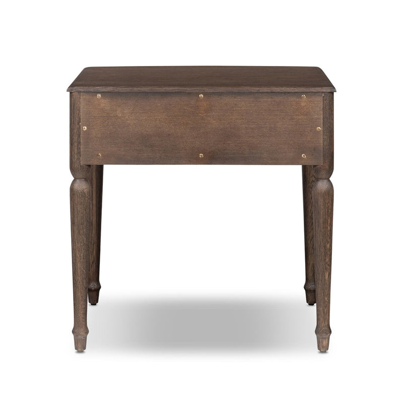 Florence Nightstand - Rubbed Black Oak Veneer