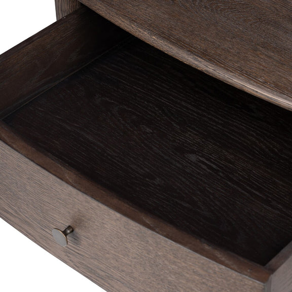 Florence Nightstand - Rubbed Black Oak Veneer