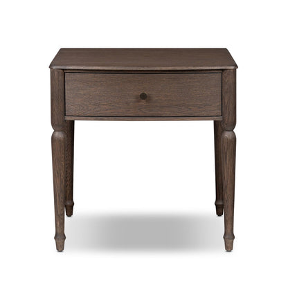 Florence Nightstand - Rubbed Black Oak Veneer