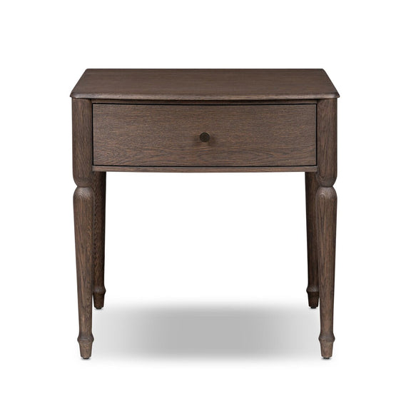 Florence Nightstand - Rubbed Black Oak Veneer