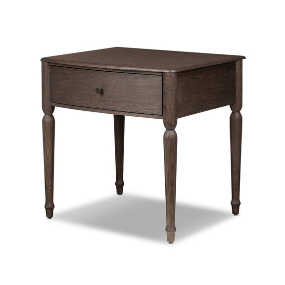 Florence Nightstand - Rubbed Black Oak Veneer