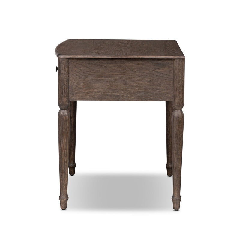 Florence Nightstand - Rubbed Black Oak Veneer
