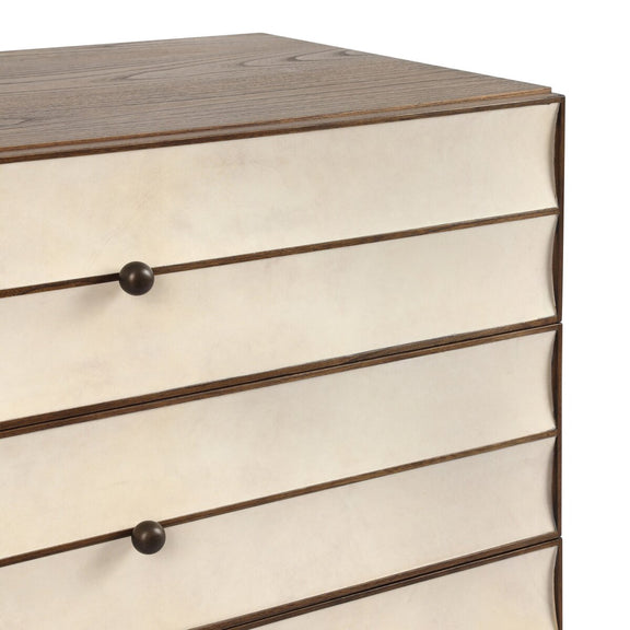 Wellen Nightstand - Light Natural Vellum