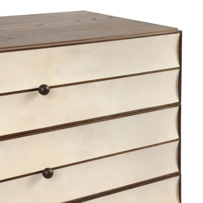 Wellen Nightstand - Light Natural Vellum