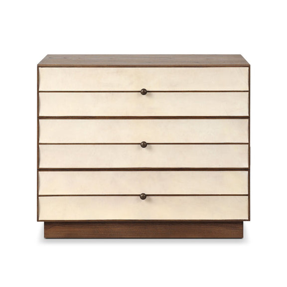 Wellen Nightstand - Light Natural Vellum