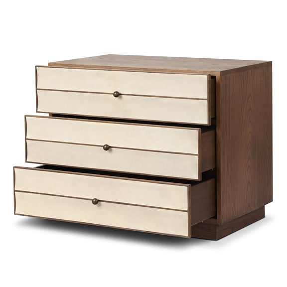 Wellen Nightstand - Light Natural Vellum