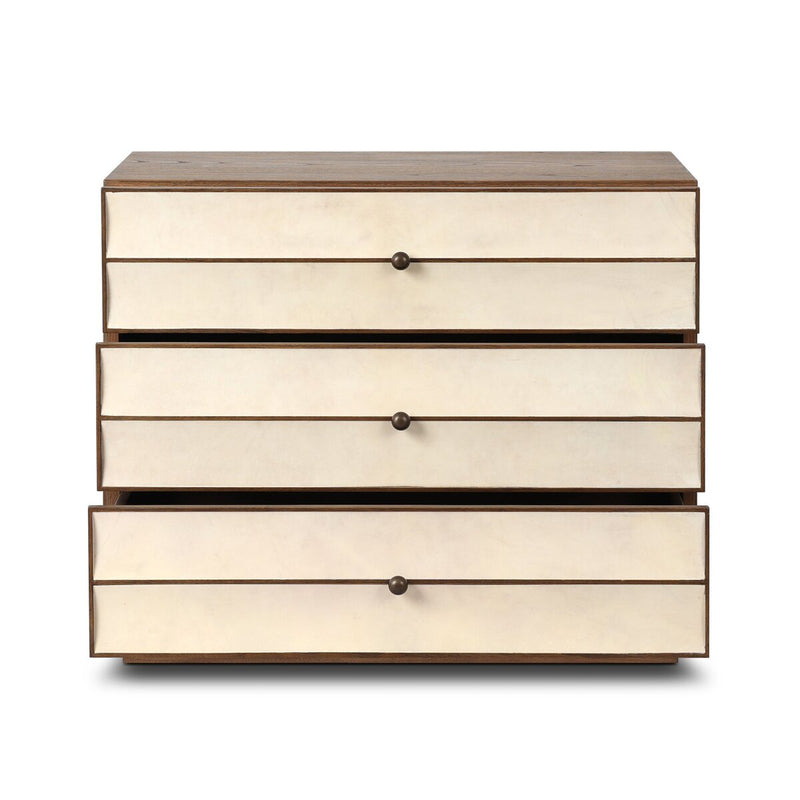 Wellen Nightstand - Light Natural Vellum