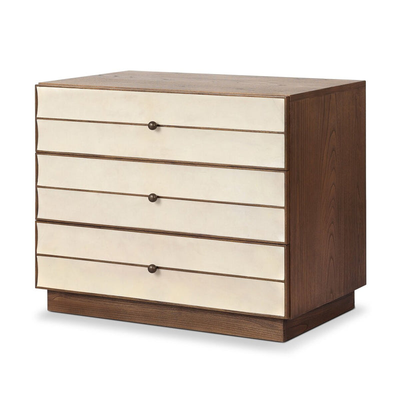 Wellen Nightstand - Light Natural Vellum