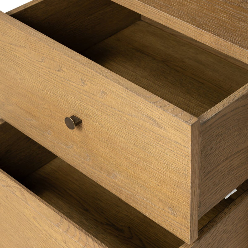 Dean Bath Storage - Washed Natural Veneer