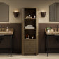 Dean Bath Storage - Washed Natural Veneer
