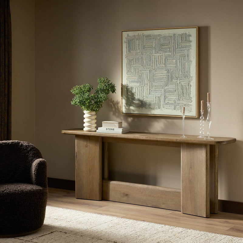Nadine Console Table - Toasted Oak Veneer