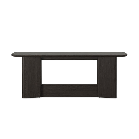 Nadine Console Table - Smoked Black Oak Veneer