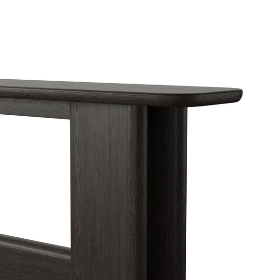 Nadine Console Table - Smoked Black Oak Veneer