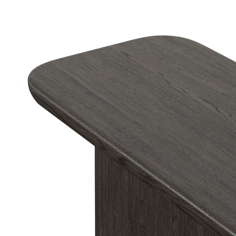 Nadine Console Table - Smoked Black Oak Veneer