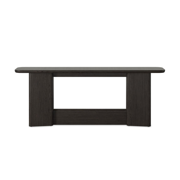 Nadine Console Table - Smoked Black Oak Veneer