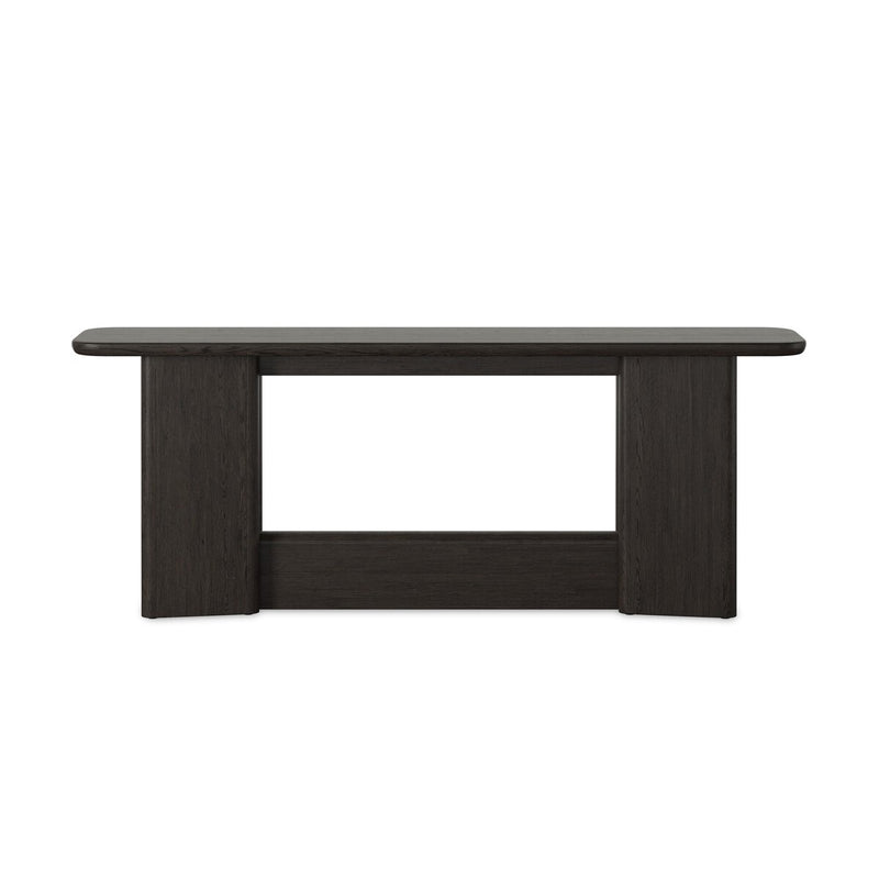 Nadine Console Table - Smoked Black Oak Veneer
