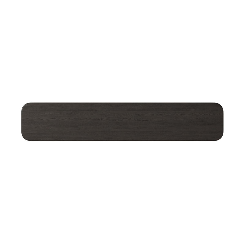 Nadine Console Table - Smoked Black Oak Veneer