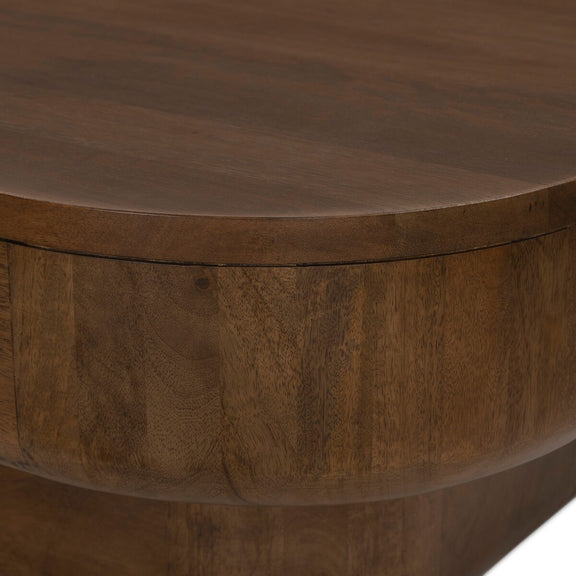 Ambrie Coffee Table - Warm Brown Mango