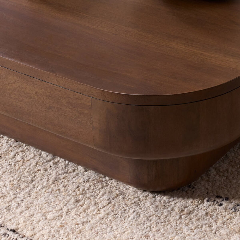 Ambrie Coffee Table - Warm Brown Mango