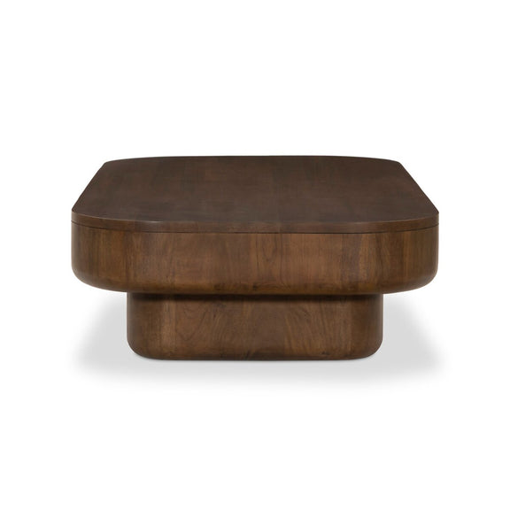 Ambrie Coffee Table - Warm Brown Mango