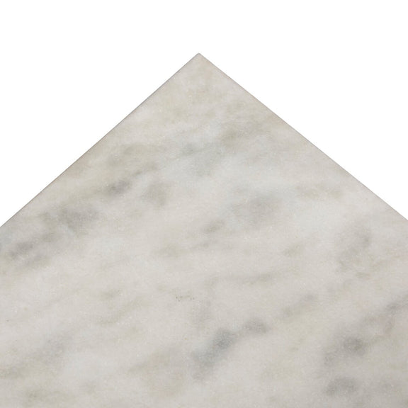Bailor Coffee Table - Sandblasted White Marble