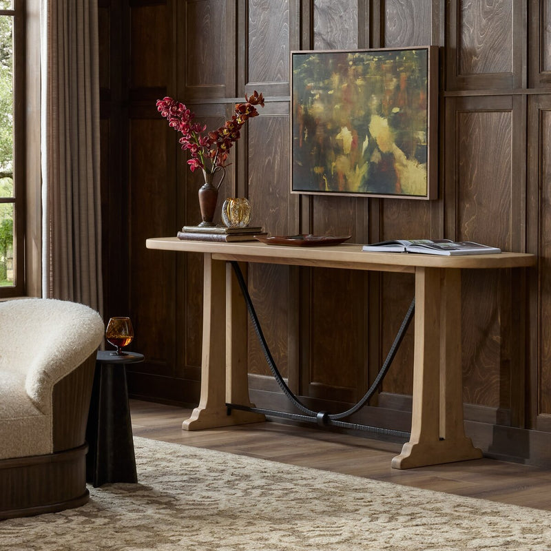 Barth Console Table - Light Mixed Reclaimed