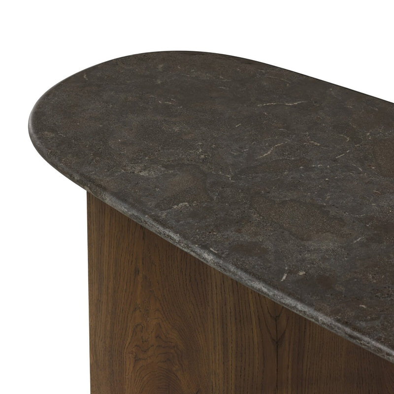 Tae Console Table - Textured Bluestone