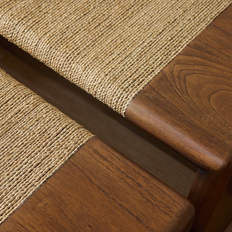 Heather Accent Bench - Natural Agel