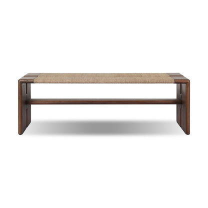 Heather Accent Bench - Natural Agel