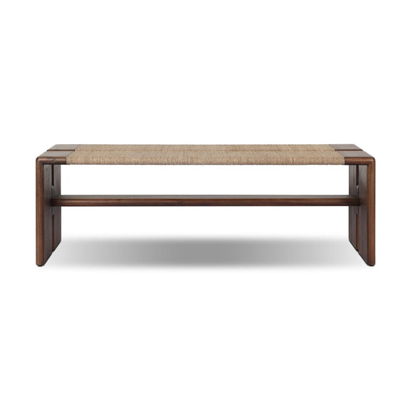 Heather Accent Bench - Natural Agel