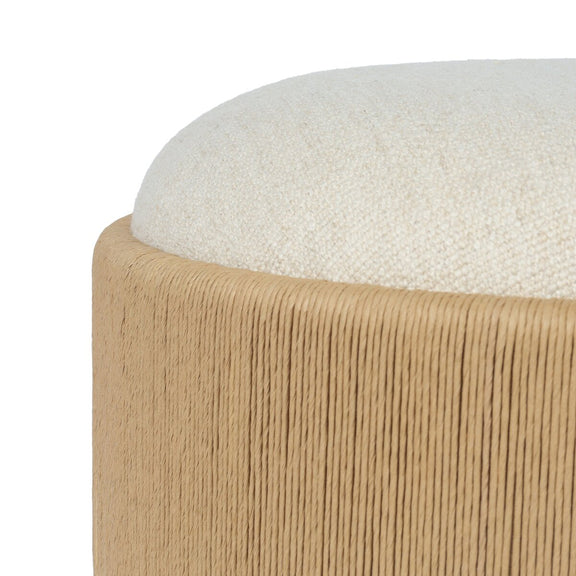 Claudius Accent Stool - Merida Natural