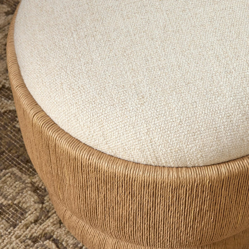 Claudius Accent Stool - Merida Natural