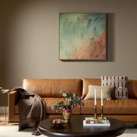 River Bank by Katherine Hunsaker - Rustic Walnut Floater
