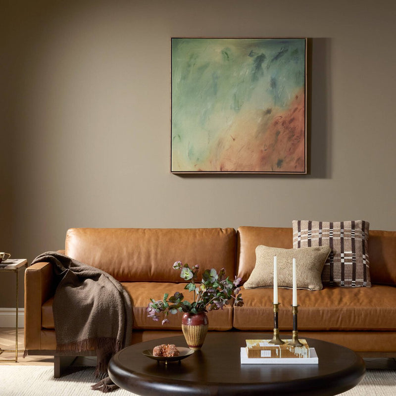 River Bank by Katherine Hunsaker - Rustic Walnut Floater