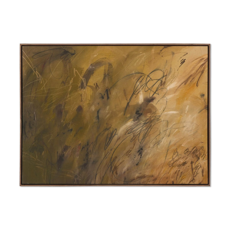Chihuahuan Soil by Katherine Hunsaker - Rustic Walnut Floater
