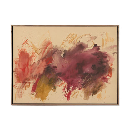 Silent Vibrations by Katherine Hunsaker - Rustic Walnut Floater