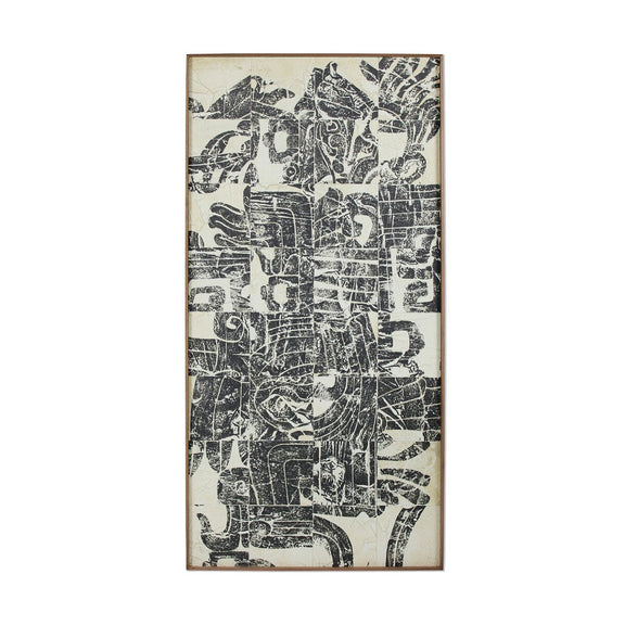 Arrival Of The Conquistador by Douglas Galloway - Rustic Walnut Floater