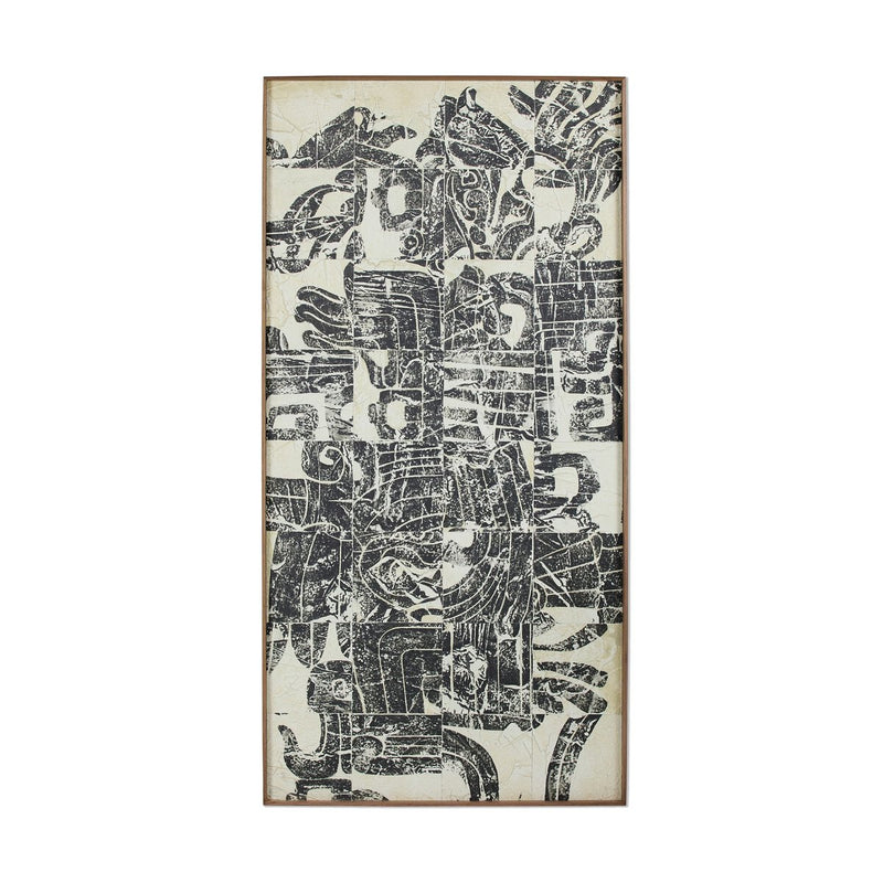 Arrival Of The Conquistador by Douglas Galloway - Rustic Walnut Floater