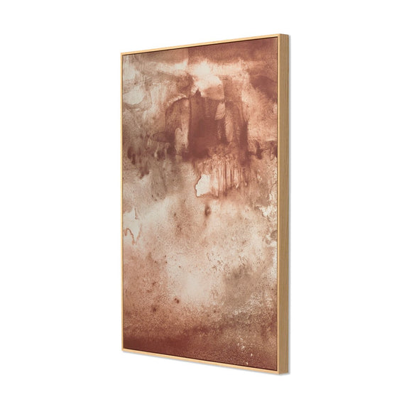 Ink Impressions - Chasm by Stella Chang - White Oak Floater