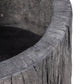 Tarrow Planter - Faux Black Wood