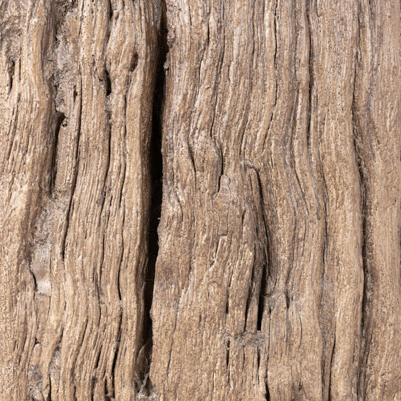 Tarrow Planter - Faux Brown Wood