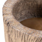 Tarrow Planter - Faux Brown Wood