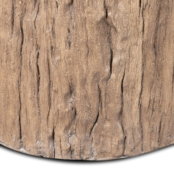 Tarrow Planter - Faux Brown Wood