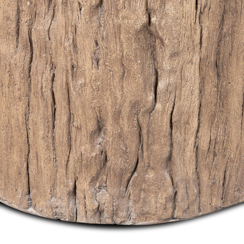 Tarrow Planter - Faux Brown Wood
