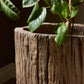 Tarrow Planter - Faux Brown Wood