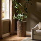 Tarrow Planter - Faux Brown Wood