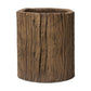 Tarrow Planter - Faux Brown Wood