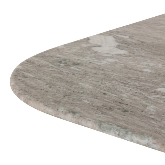 Wrenley Bistro Table - Antique White Marble